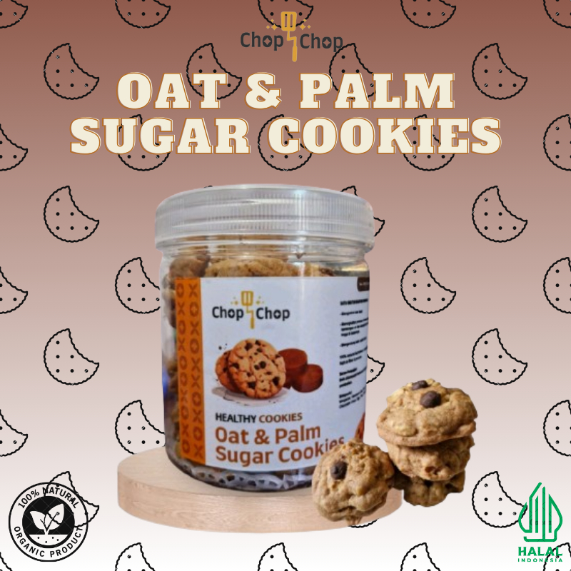 

Oat & Palm Sugar Cookies Chop Chop - Cookies Sehat Rendah Kalori