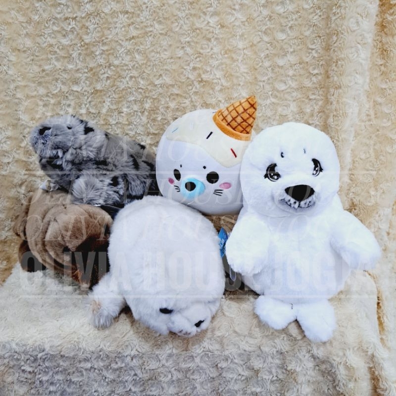 Boneka Animal Sea Singa Laut Anjing Laut Boneka Walrus Seal Mix