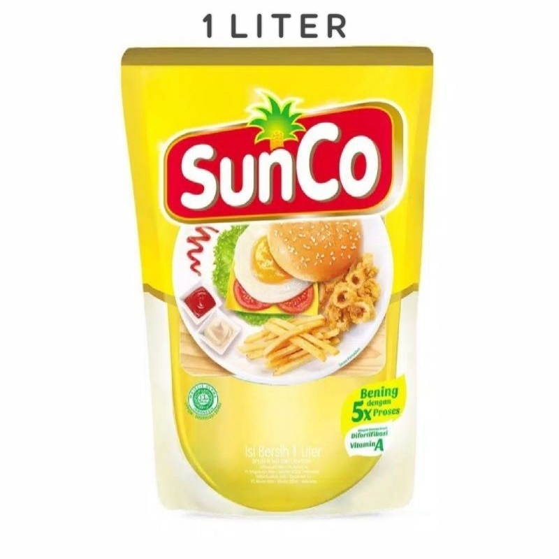 

Minyak Goreng Sunco 1 Liter Ecer Murah Praktis