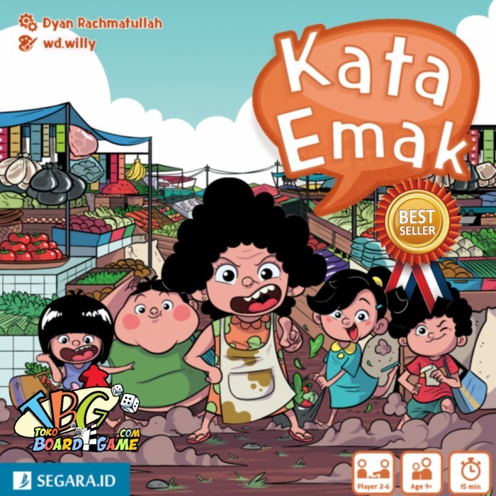Kartu Kata Emak Original @tabletoysportal