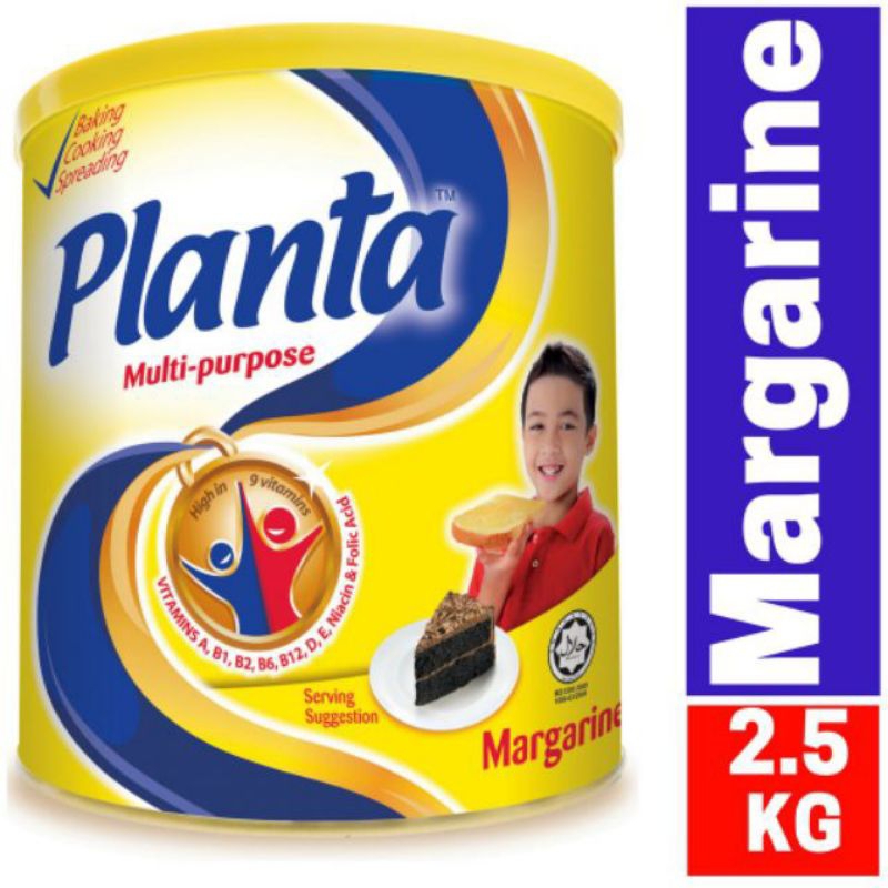 

Planta Multi Purpose Margarine Marjerin 2.5kg Exp 2026