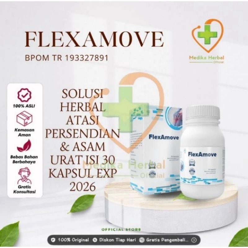Flexamove Asli Herbal Original Obat Nyeri Sendi Ampuh