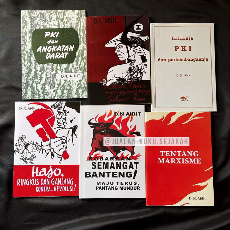 PAKET BUKU LANGKA DN AIDIT - SEJARAH G30S - MUSSO - SEMAOEN - SEJARAH INDONESIA
