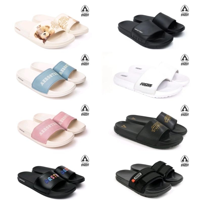 Aerostreet Sandal/Slipper Unisex Original BNIB - Sandal Slip On Sepatu Sandal