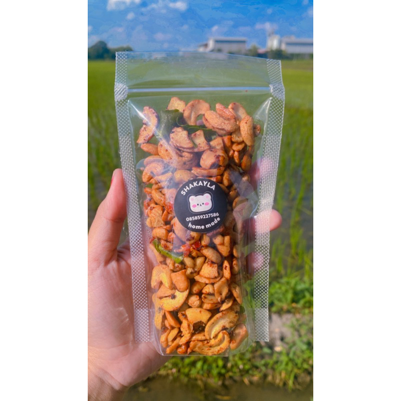 

kacang mete pedas manis pouch 100gr original homemade