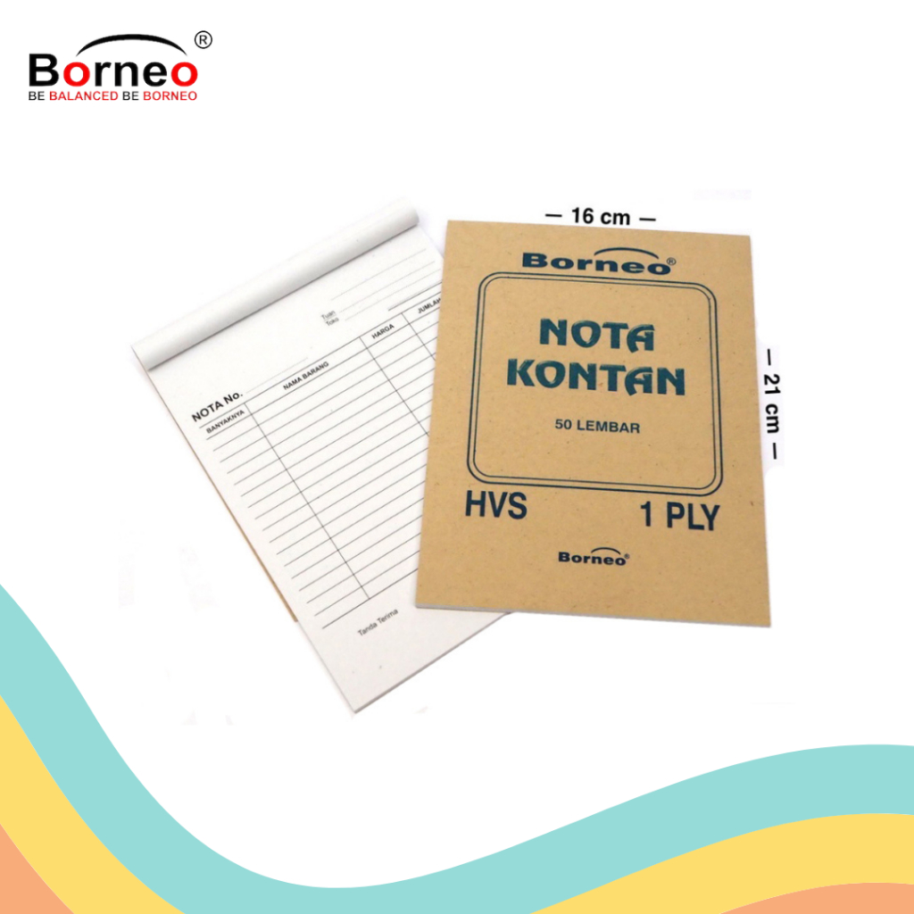 

BUKU NOTA BESAR 1 PLY BORNEO (1 PCS)