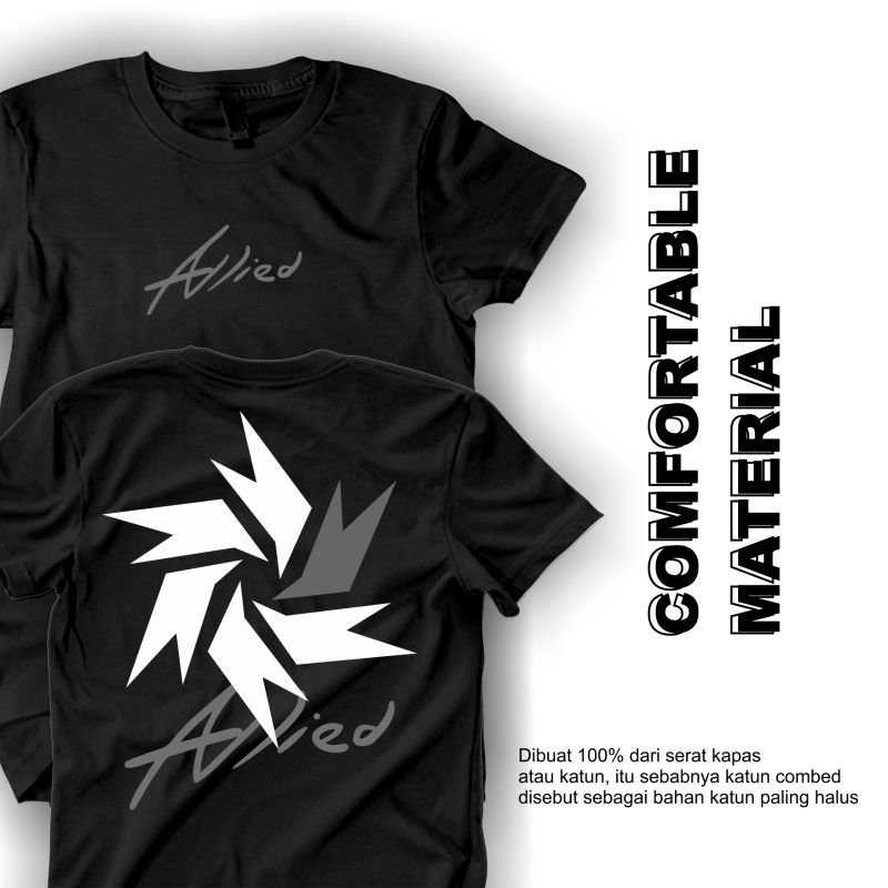 Juneco Kaos T-shirt Allied Lookism Kwaitas Distro