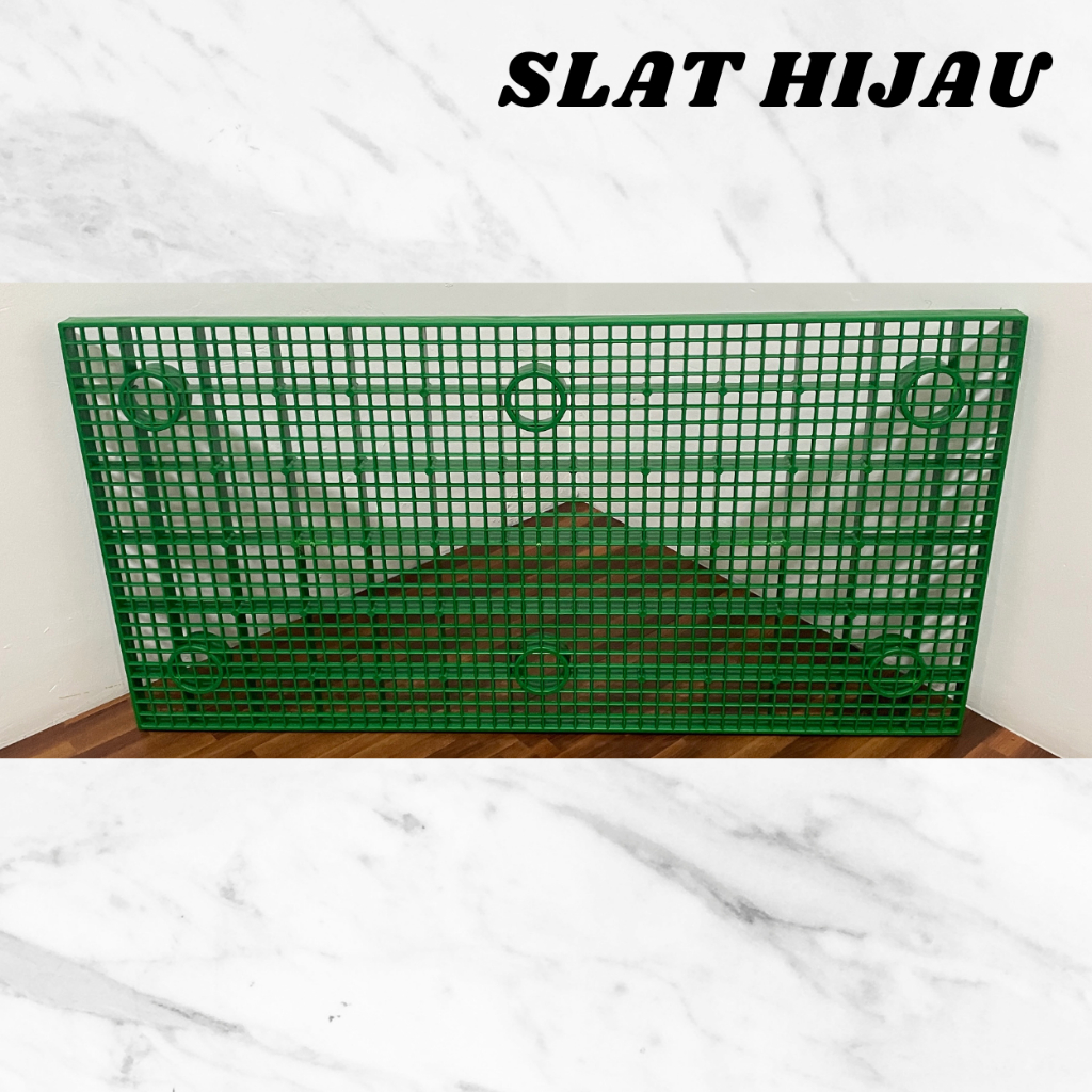SLAT PLASTIK ALAS KANDANG AYAM (HIJAU)