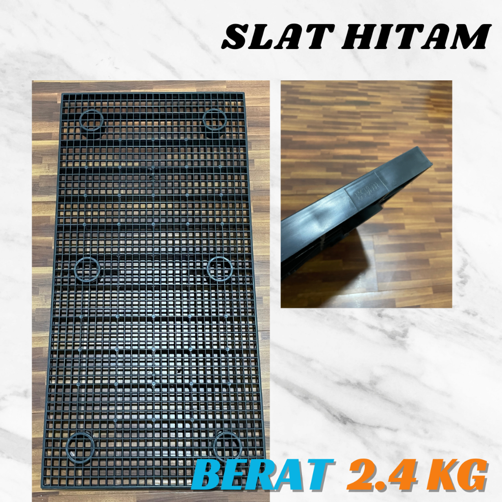 SLAT PLASTIK ALAS KANDANG AYAM (HITAM)