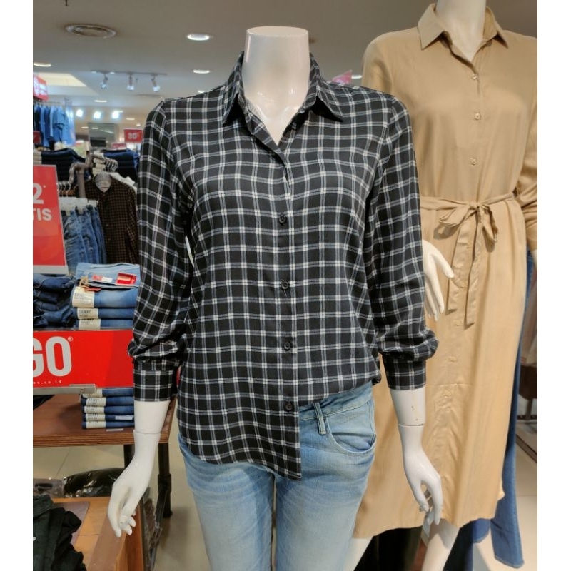 Kemeja wanita logo jeans Original