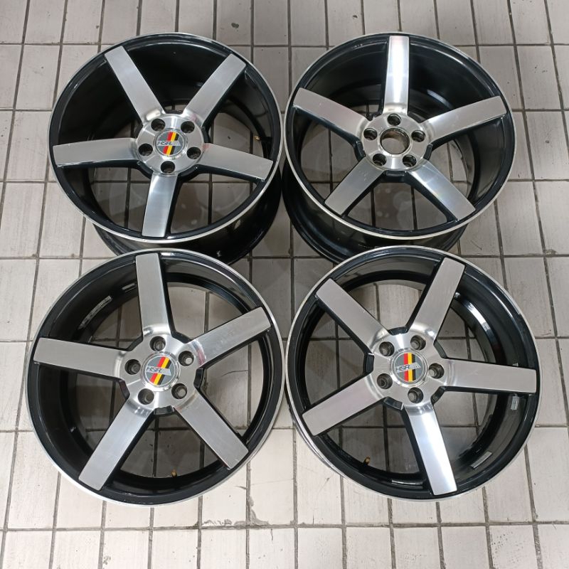 Velg Mobil Second Hsr Ne3 Ring 18 Lebar 8/9 pcd 5x114.3 Et 35