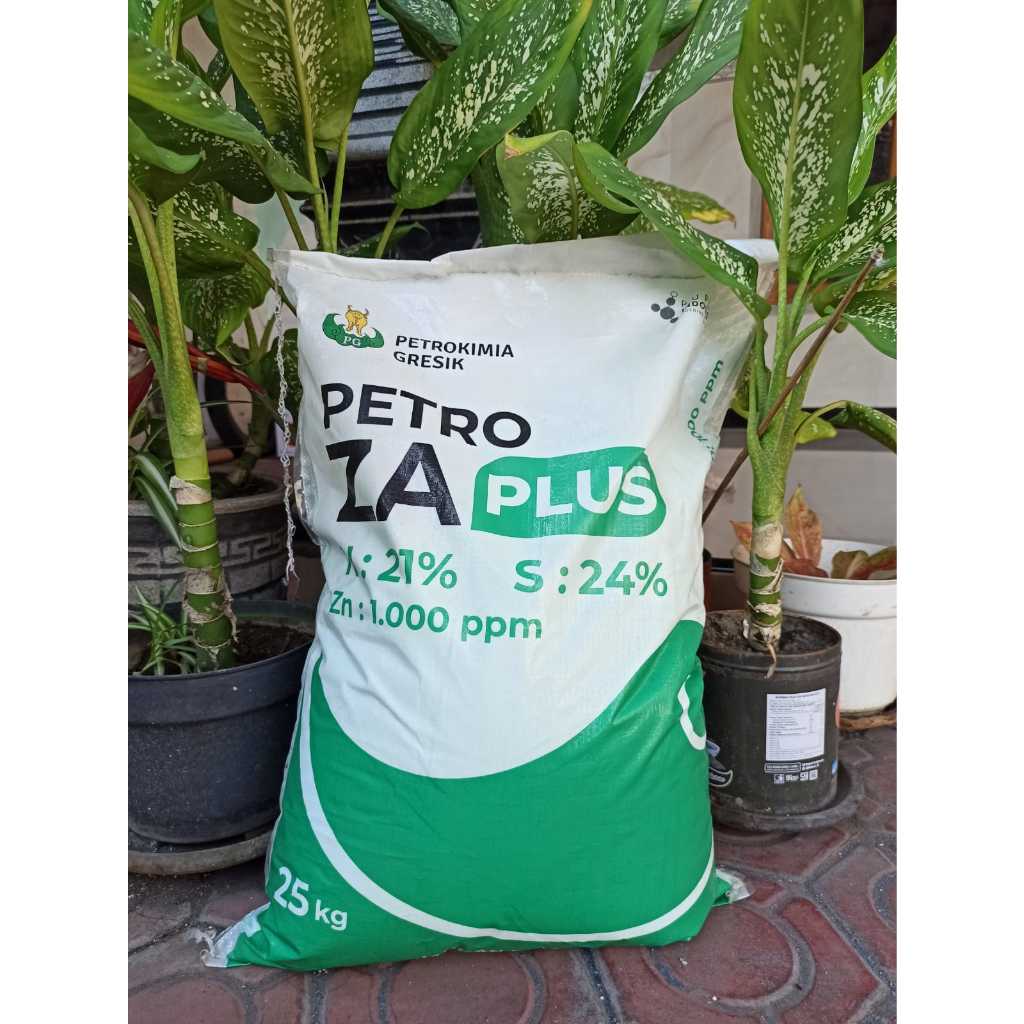 Pupuk ZA Plus Non Subsidi Asli Petro Kemasan 25kg Asli Pabrik