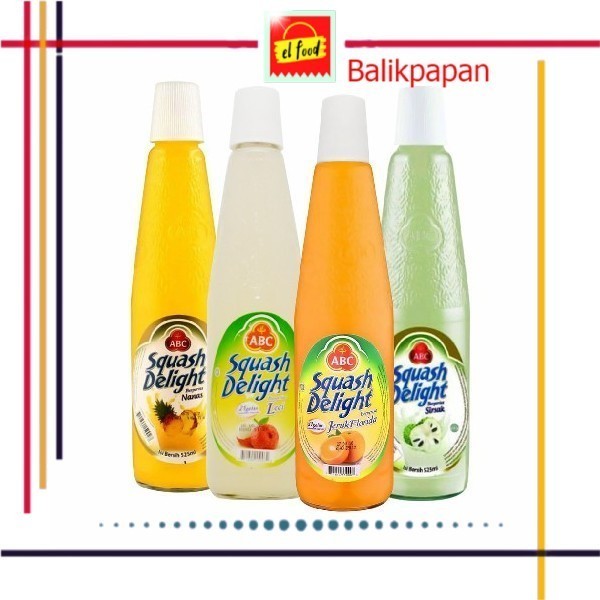 

SIRUP ABC Squash Delight 460 ml ALL VARIAN /ELFOOD/Sembako/sirup abc