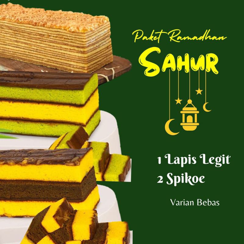 

Paket Sahur Ramadhan Kue Lapis Legit Spikoe Surabaya