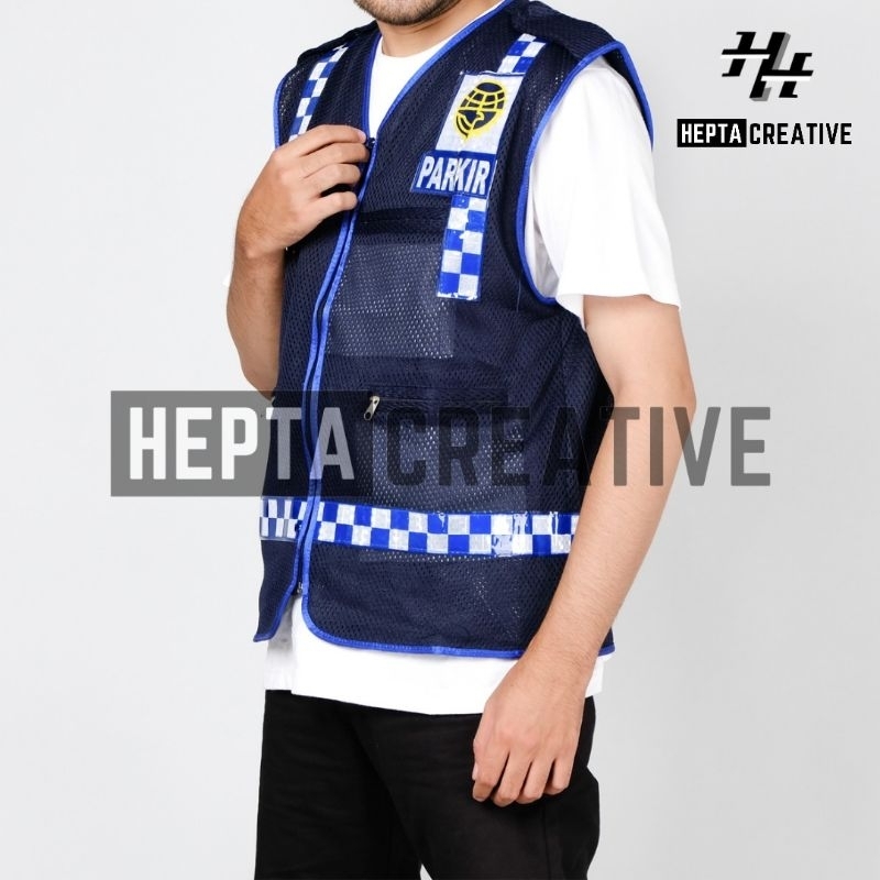 ROMPI JARING PETUGAS PARKIR DISHUB NAVY ROMPI JALA PARKIR NAVY