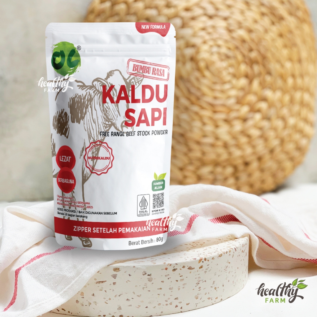 

ORGANIC CENTER Kaldu Sapi NO MSG / Beef Stock Powder 80g