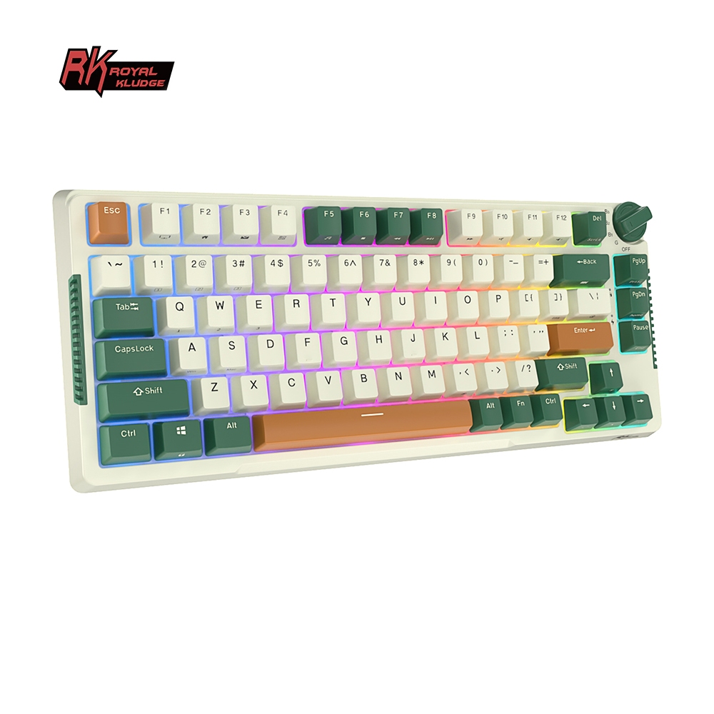 Royal Kludge RKH81 Royal Kludge 81 Keys Hotswappable Gasket Structure RGB Mechanical Keyboard