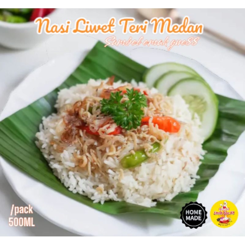 

MASAKAN RUMAHAN**NASI LIWET DAUN PISANG ( SIAP SANTAP KAPAN SAJA)