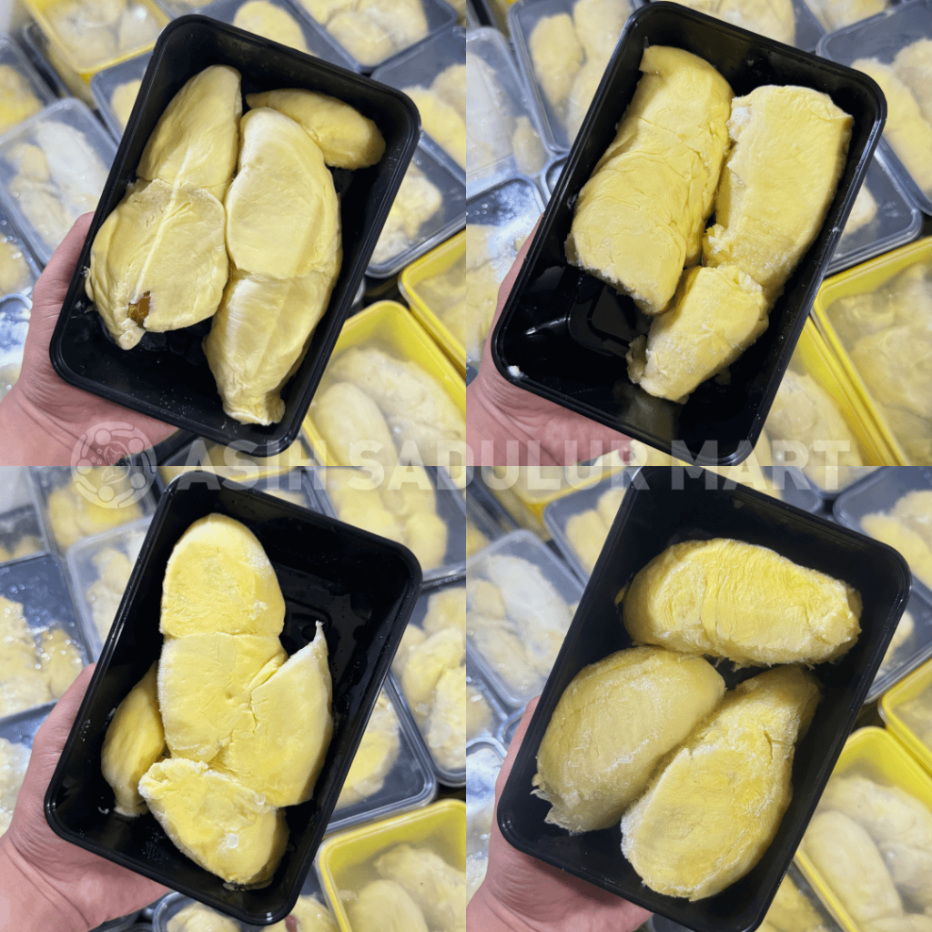 

Durian Kupas Monthong Palu Parigi / Duren Montong Parigi 500gr Premium Promo Buah Bandung