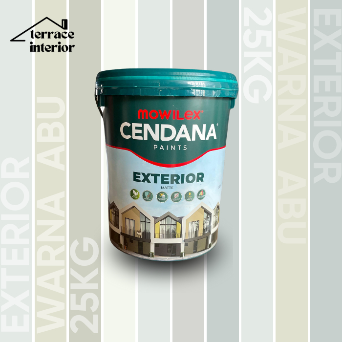 Cat Tembok Mowilex Cendana Exterior Warna Abu 25 kg