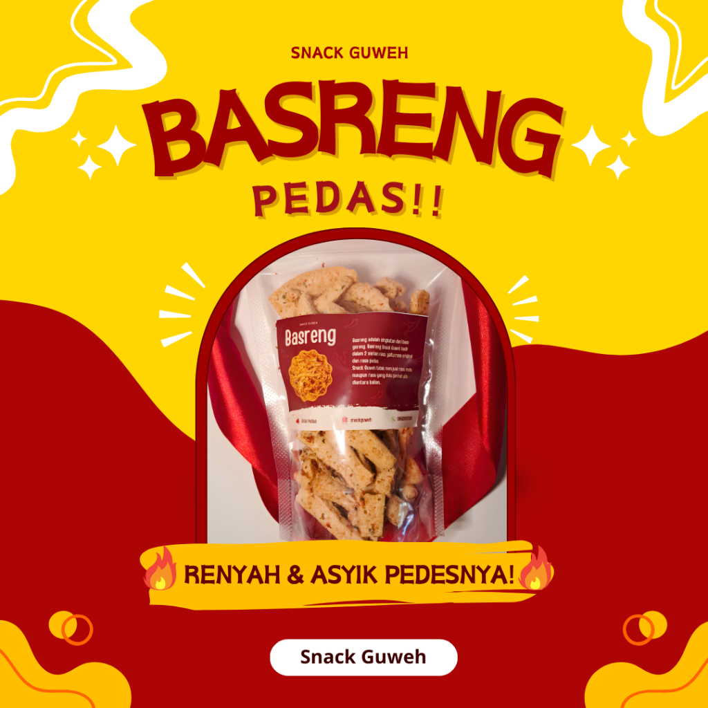 

Basreng Stik Pedas Medium | Basreng Stik Enak Murah 200gr