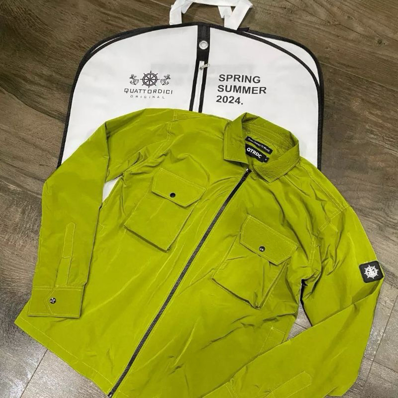 Overshirt Quattordici Green Lime