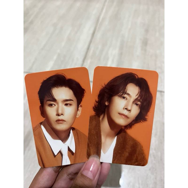 Photocard PC Super junior Donghae Ryeowook Yesung kyuhyun eunhyuk Season Greeting