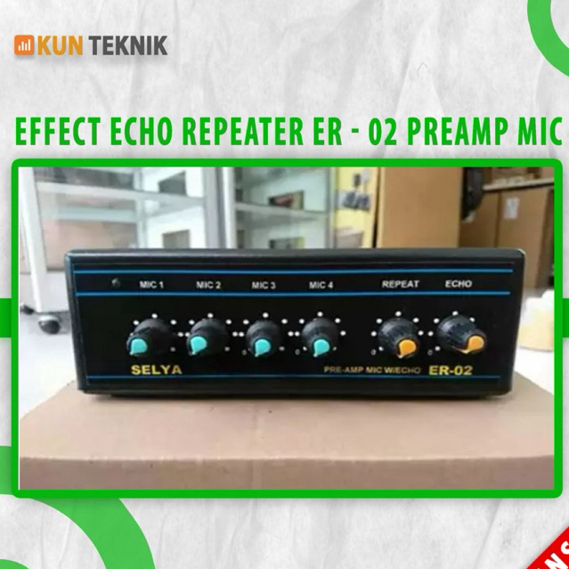Effect Echo Repeater Er - 02 Preamp Mic