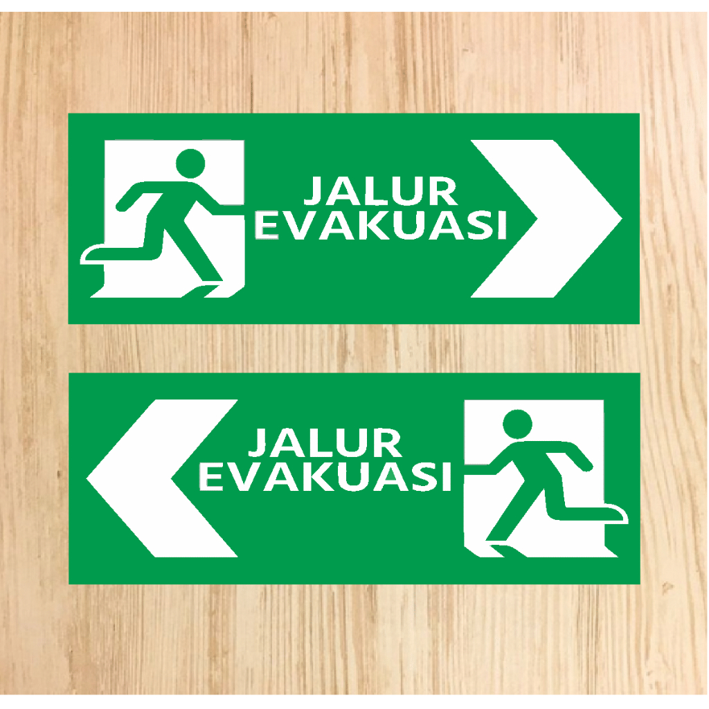 

Stiker Jalur Evakuasi | Stiker Evacuation Route | Stiker K3