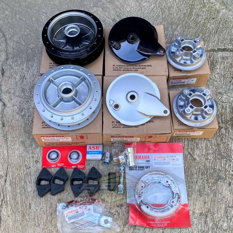 Tromol belakang rx king / scorpio set original pnp arm kaze / w175