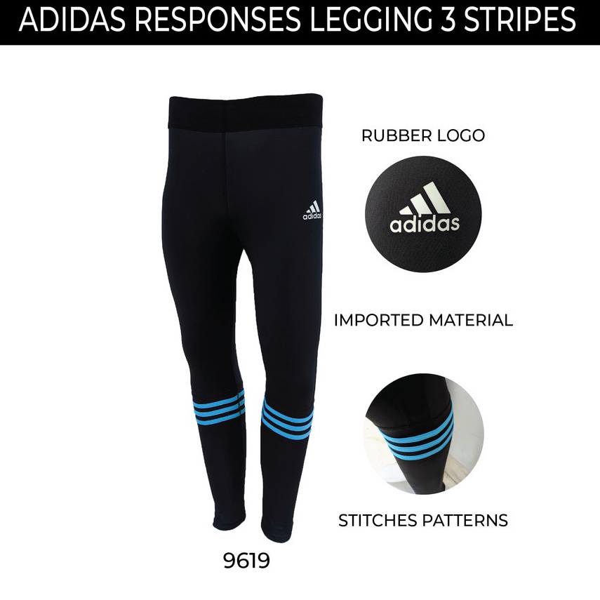 Tren Terbaru Celana Legging Sport Panjang Cowok Pria GRADE ORI ADIDAS baselayer