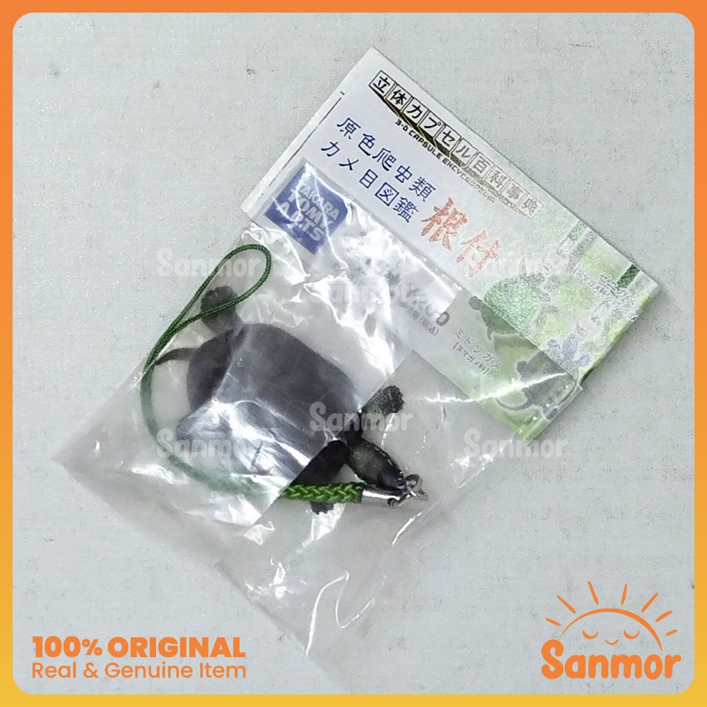 Gachapon Gashapon Encyclopedia Figure Strap Original New - Yellow Spotted River Turtle