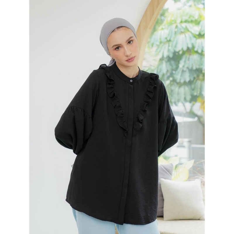 Gaina Top Black Aleza Label