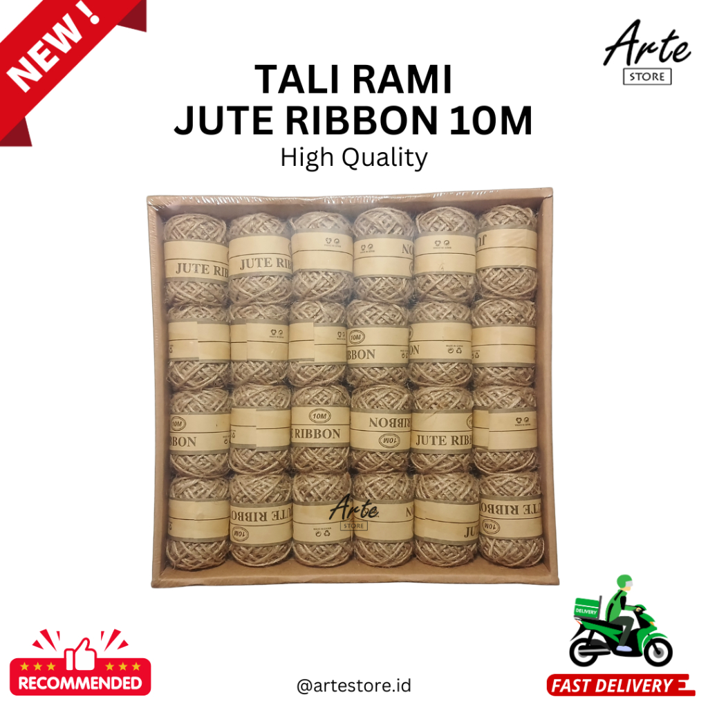 

Tali Rami - Tali Goni - Jute Ribbon 10 Meter