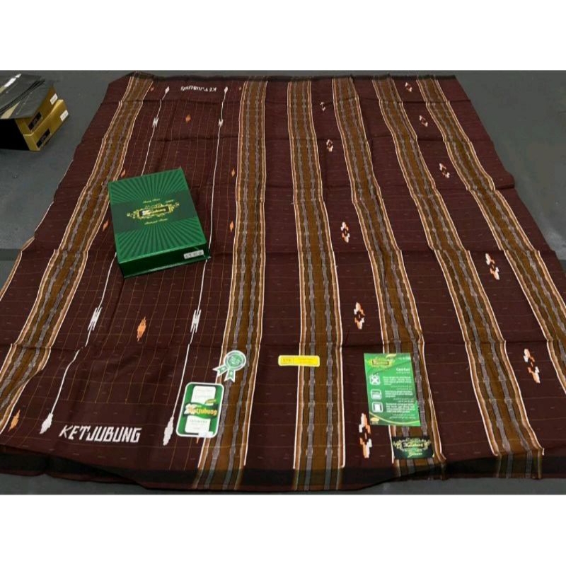 SARUNG KETJUBUNG JAHIT TENGAH SARUNG KETJUBUNG PUTIH ORIGINAL SARUNG KETJUBUNG TDP GREEN