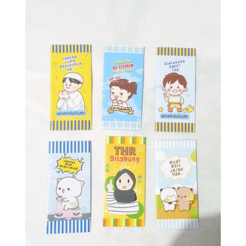 

Amplop Unik Lebaran Permen Kekinian (Mix Motif) Murah