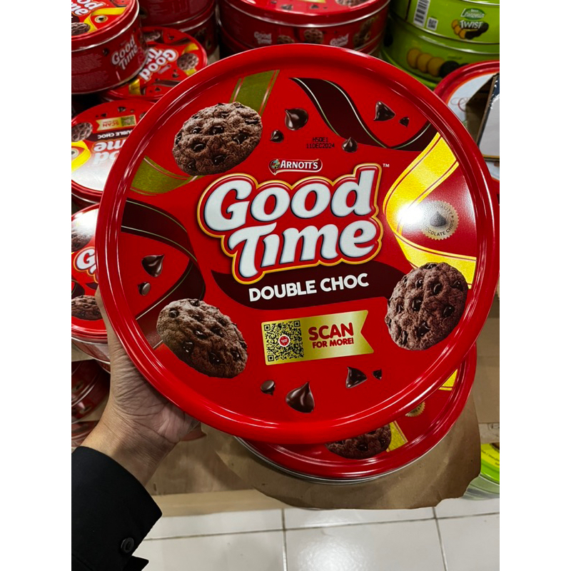 

Good Time Double Choc 277gr | Kue Lebaran Kaleng