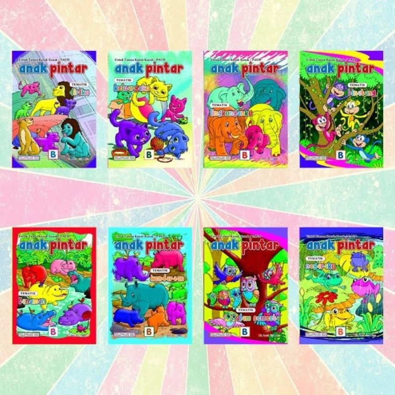 Buku TK / RA / PAUD Paket Tematik (Umum) Kelas B Umur 5-6 Tahun