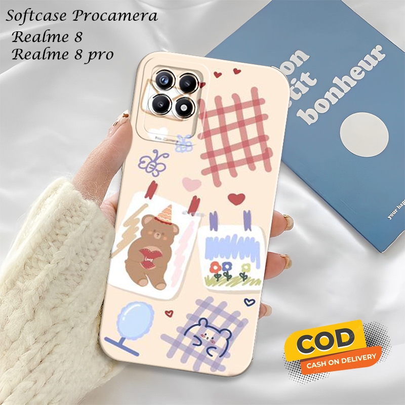 Casing Hp Realme 8 5G / 8 Pro Terbaru - Bahan ProCamera - Silicon Lentur - Case Realme 8 5G / 8 Pro 