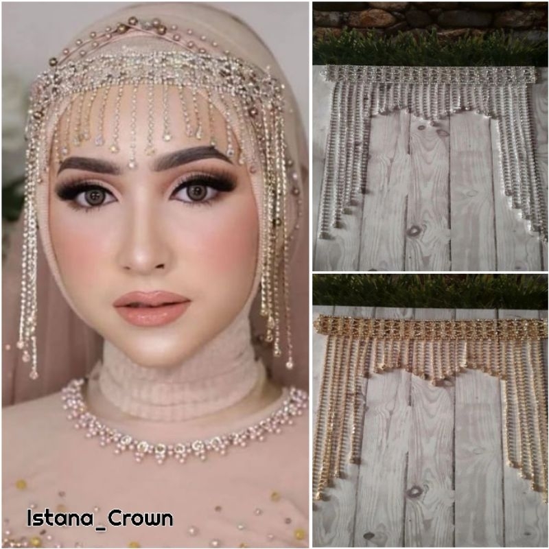 Cleopatra Headpiece - Aksesories Pengantin Bridesmaid - Mahkota Pengantin