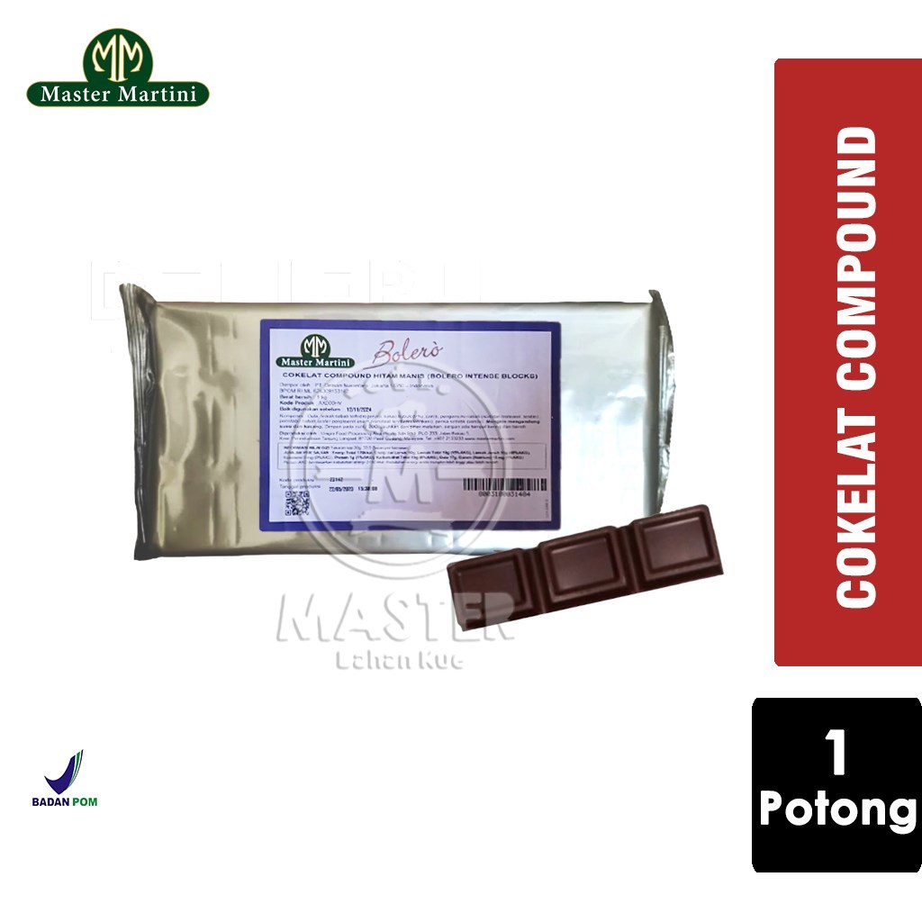 

Cokelat Compound Bolero Intens Blocks Master Martini [1 Potong]