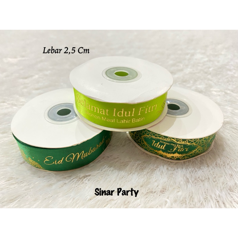 

Pita Kain Idul Fitri Ukuran 2,5 Cm