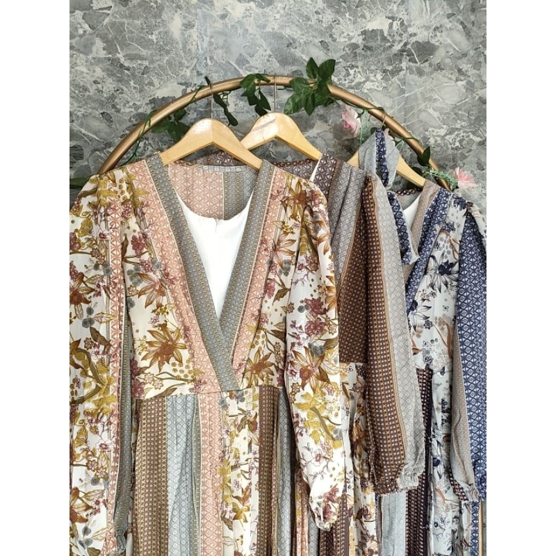 Vintage dress/dress import/dress raya/dress etnik