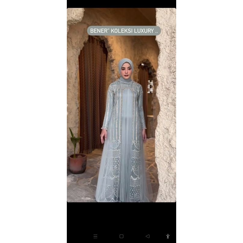 syaza luxury dress javina