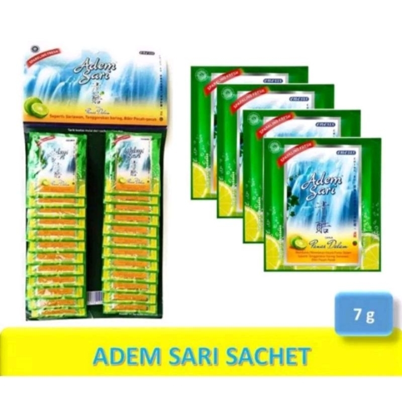 

Adem sari sachet isi 24 pcs