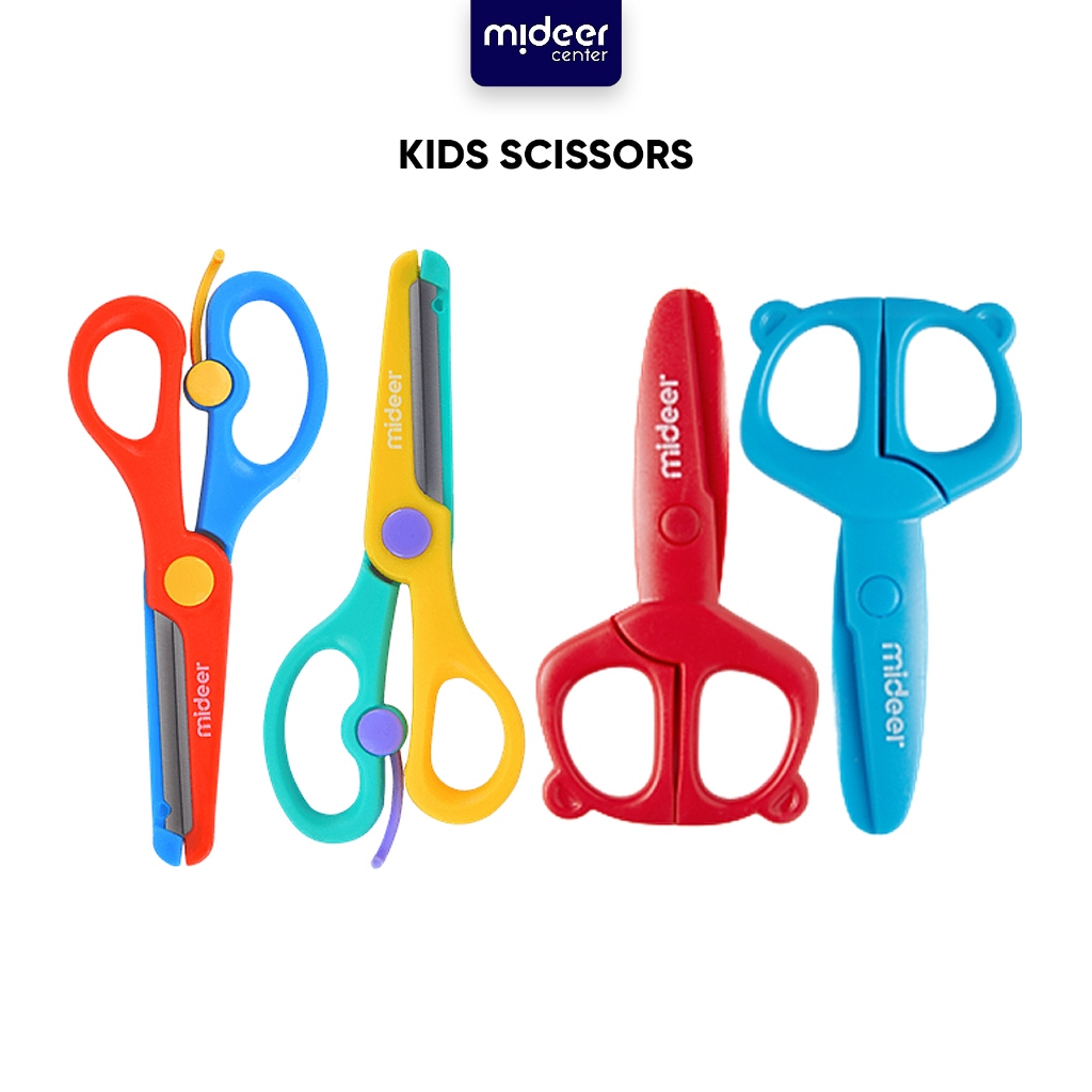 

Mideer Kids Safety Plastic Scissors Gunting Plastik Aman Untuk Anak Kecil UMUR 3+ | Kado Mainan Anak Souvenir Goodie Bag Ultah Anak