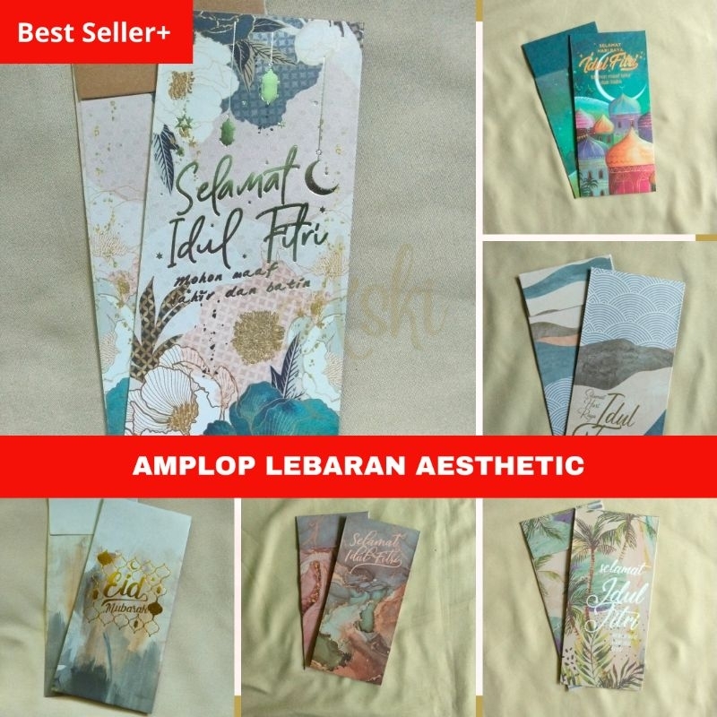 

ASKI Amplop Angpao Lebaran Idul Fitri Unik Snack Aesthetic Custom Panjang Medium Large Lucu Karakter Premium