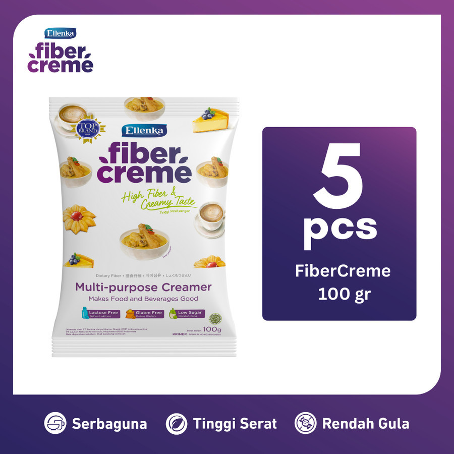 

FiberCreme 5 pcs 100 gr Sachet Fiber Creme 100gr