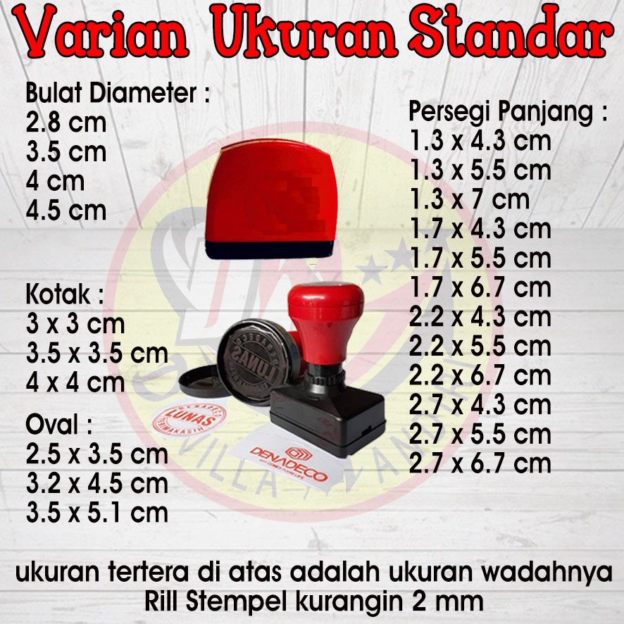 

STEMPEL PLASTIK / STEROFOM / GELAS CUP / MIKA design custom GRATIS TINTA REFIL