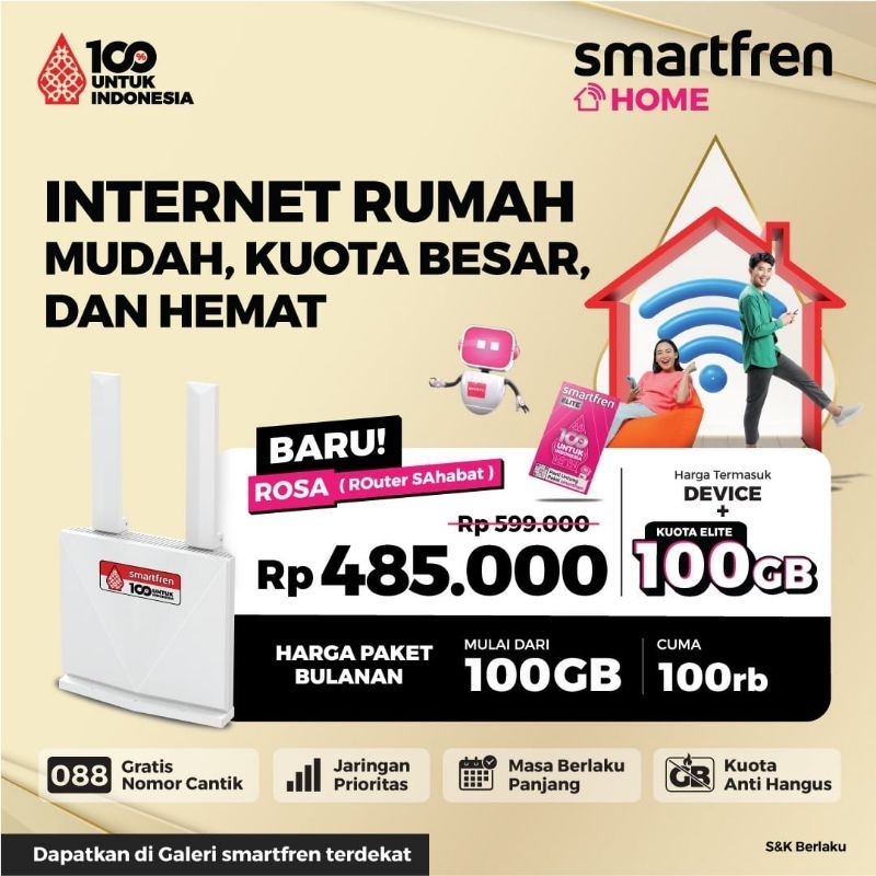PAKET BUNDLING SMARTFREN HOME ROUTER
